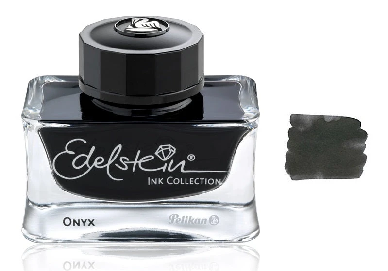 Pelikan Edelstein Fountain Pen Ink Bottle, 50ml, Onyx Black 1 Pelikan Edelstein Fountain Pen Ink Bottle, 50ml, Onyx Black