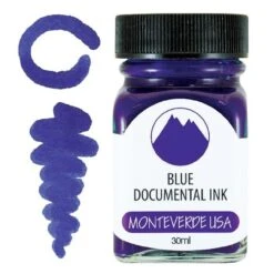 Monteverde 30ml Fountain Pen Ink Bottle, Documental Blue