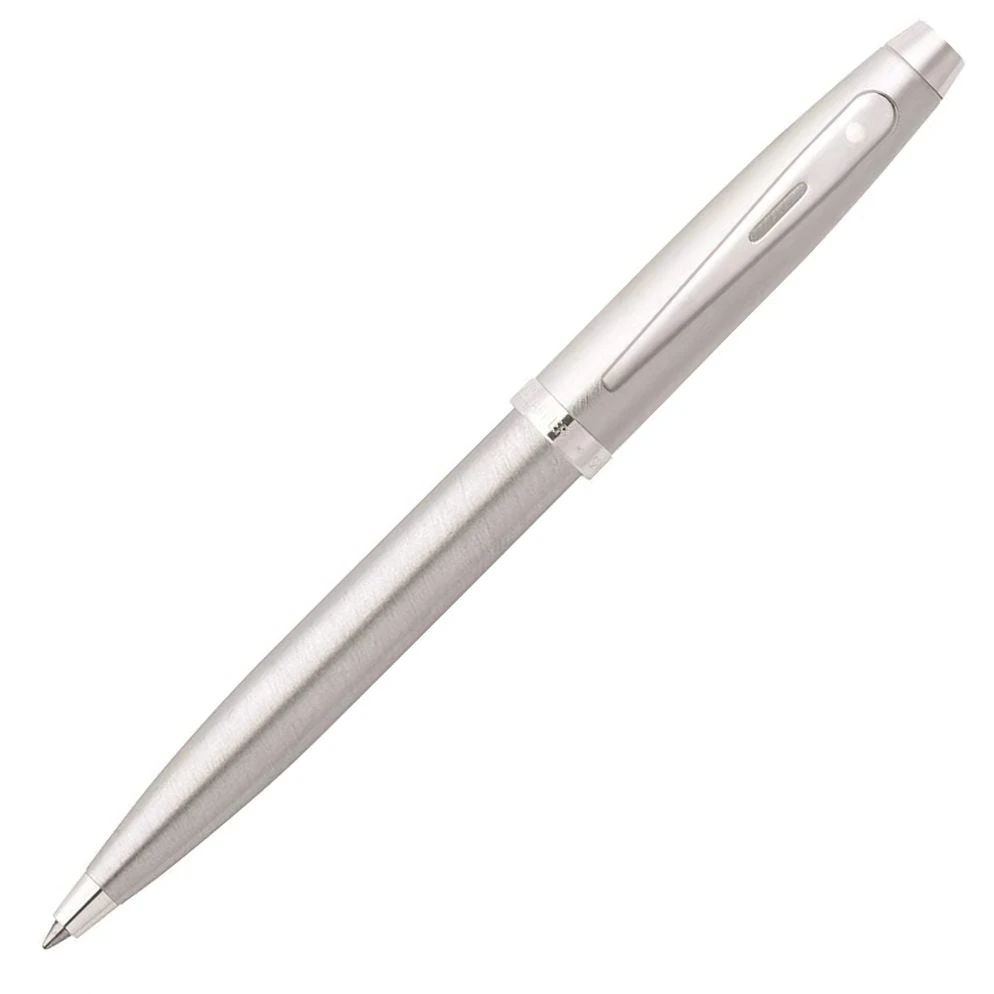 Sheaffer 100 Ballpoint Pen, Brushed Chrome 1 Sheaffer 100 Ballpoint Pen, Brushed Chrome