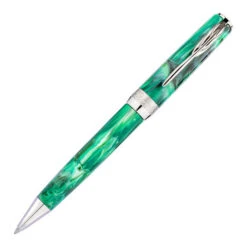 Pineider La Grande Bellezza Gemstone Ballpoint Pen, Malachite Green