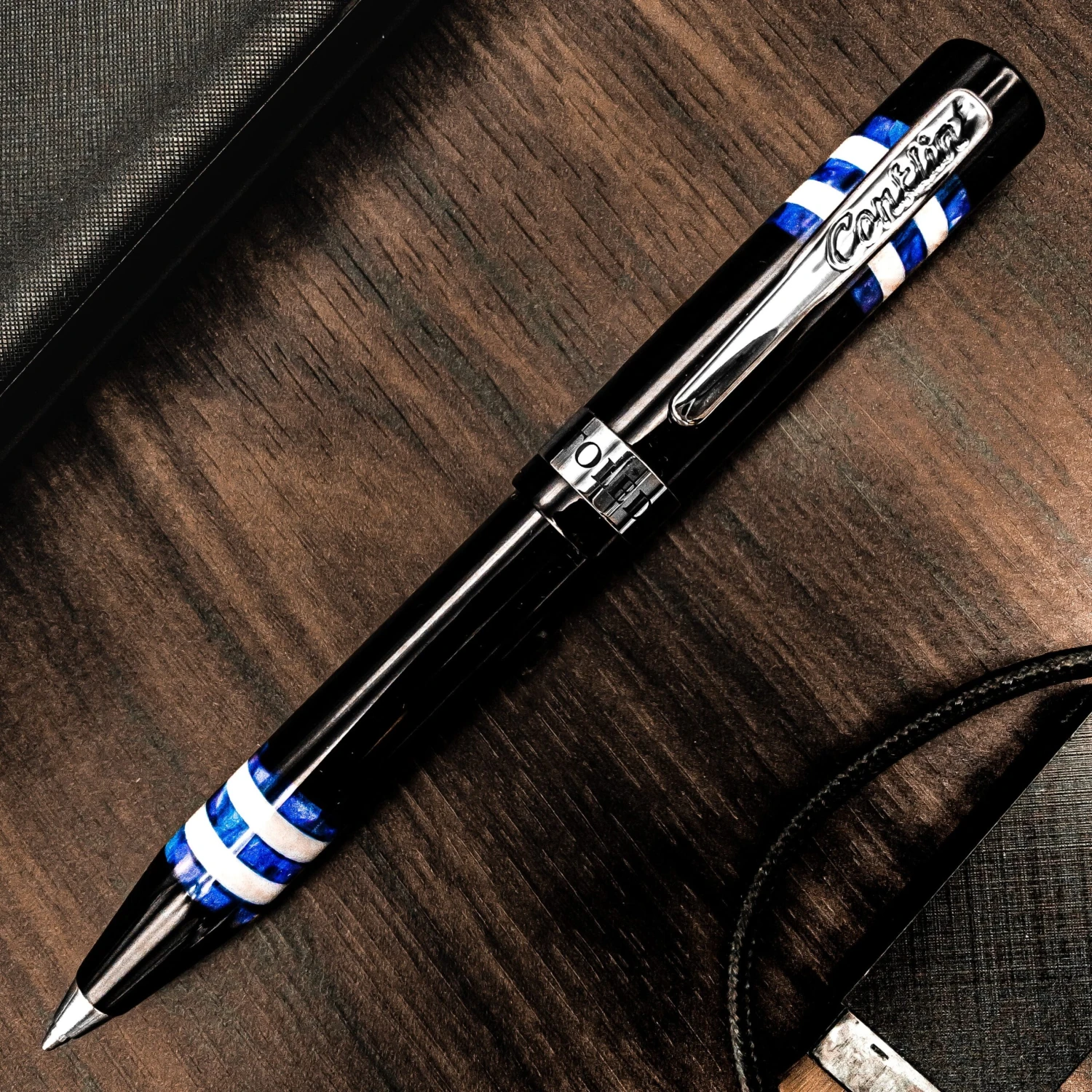 Conklin Toledo Ballpoint Pen, Blue 1 Conklin Toledo Ballpoint Pen, Blue