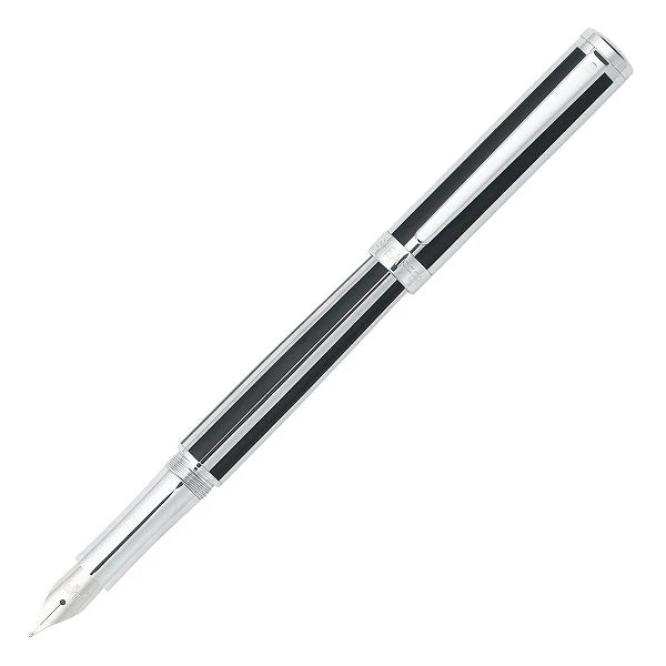 Sheaffer Intensity Fountain Pen, Black & Chrome, Fine Nib 1 Sheaffer Intensity Fountain Pen, Black & Chrome, Fine Nib