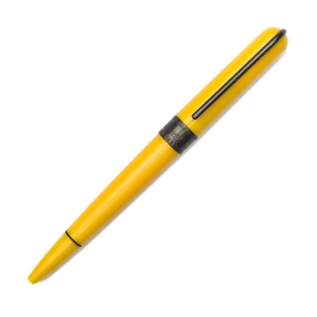 Pineider Metropolis Ballpoint Pen, Yellow 1 Pineider Metropolis Ballpoint Pen, Yellow