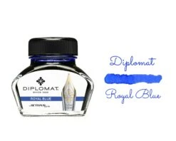 Diplomat Octopus Fountain Pen Ink Bottle, 30ml, Royal Blue