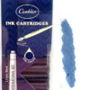 Conklin Fountain Pen Ink Cartridges, 12 Pack, Blue/Black