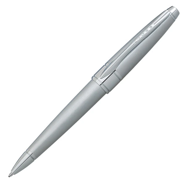 Cross® Cross Apogee Ballpoint Pen, Brushed Chrome, New, #AT0122-18 1 Cross® Cross Apogee Ballpoint Pen, Brushed Chrome, New, #AT0122-18