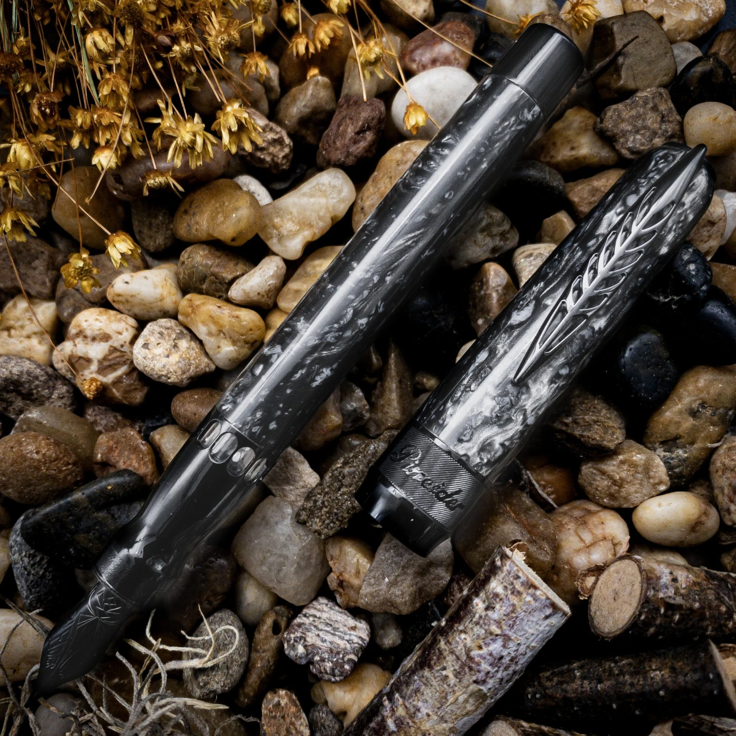 Pineider La Grande Bellezza Rocco Fountain Pen, Grey 1 Pineider La Grande Bellezza Rocco Fountain Pen, Grey