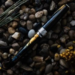 Pineider Arco Blue Bee Limited Edition Rollerball Pen -Famous Pen Shop APC 08309