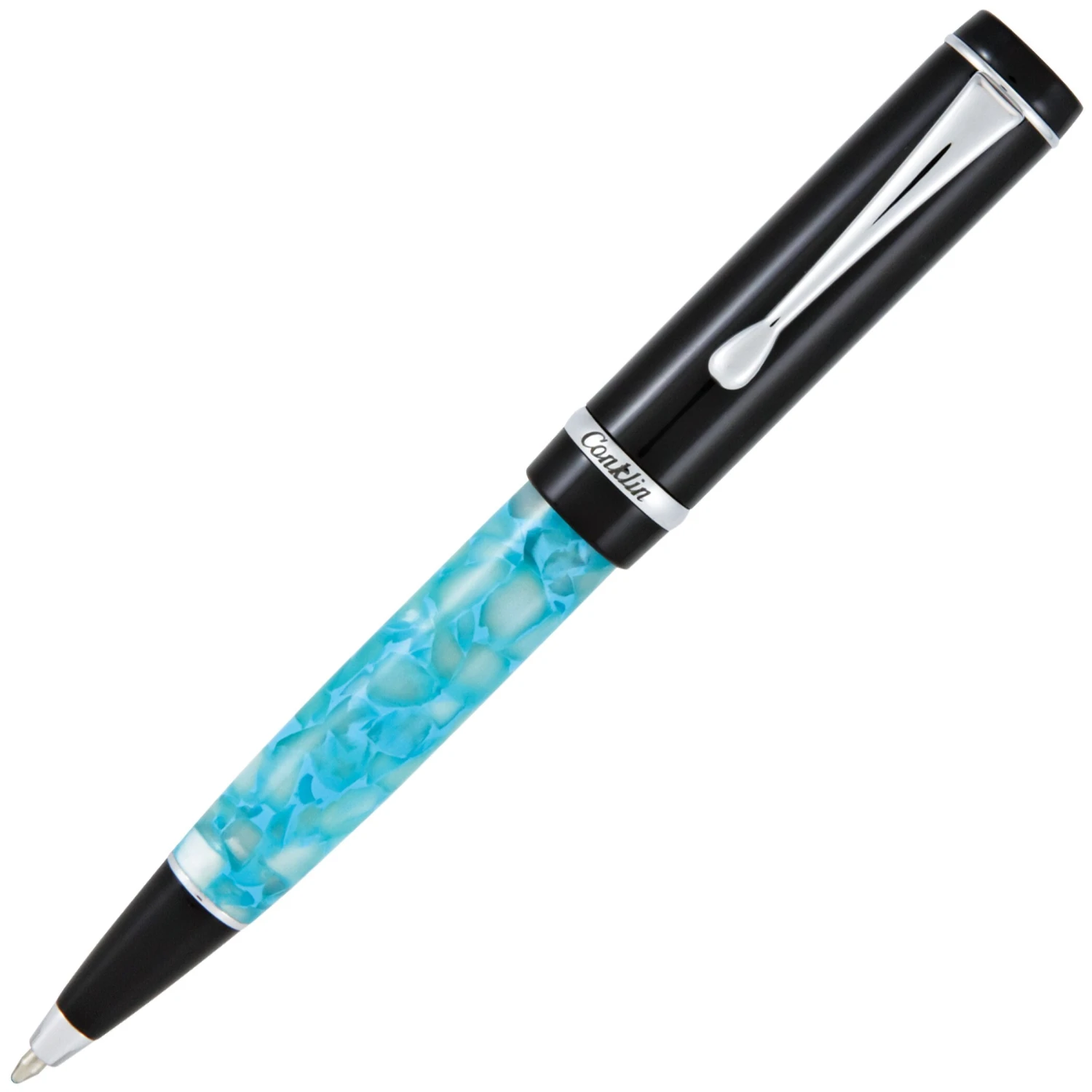 Conklin Duragraph Ballpoint Pen, Turquoise Nights 1 Conklin Duragraph Ballpoint Pen, Turquoise Nights