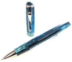Tibaldi N60 Limited Edition Rollerball Pen, Bora Bora, Palladium Trim -Famous Pen Shop DSCN0236