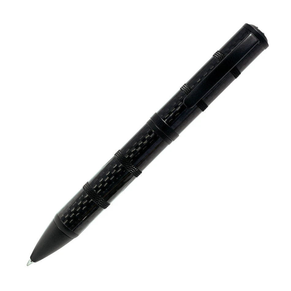 Monteverde Regatta Sport Ballpoint Pen, Full Black Carbon 1 Monteverde Regatta Sport Ballpoint Pen, Full Black Carbon