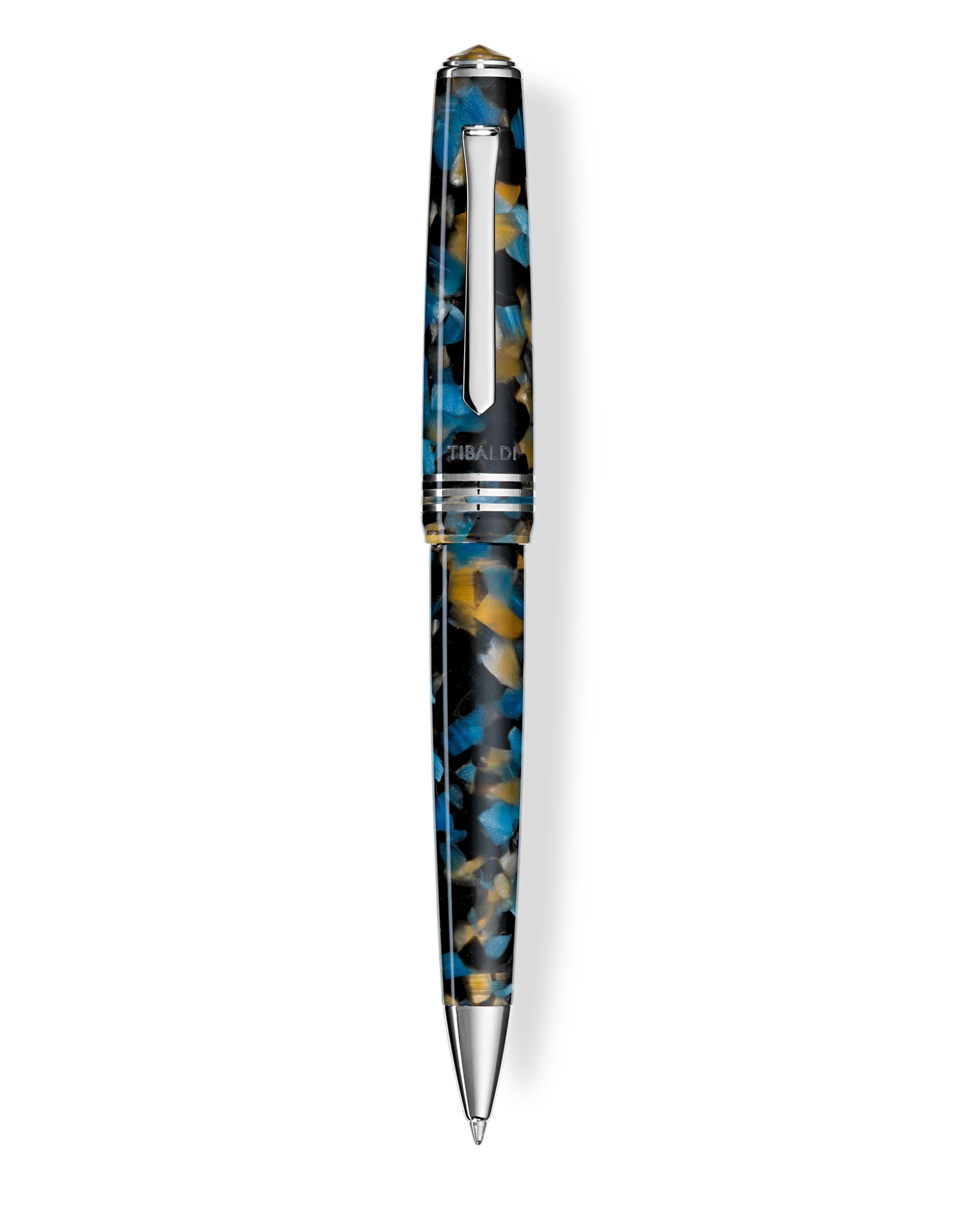 Tibaldi N60 Samarkand Blue Resin Ballpoint Pen 1 Tibaldi N60 Samarkand Blue Resin Ballpoint Pen