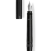 Tibaldi Perfecta Rich Black Fountain Pen, Fine Nib