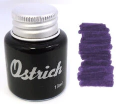 Ostrich Fountain Pen Ink Bottle, 18ml, Purple Amethyst