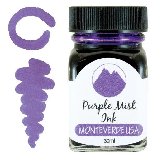 Monteverde 30ml Fountain Pen Ink Bottle, Purple Mist 1 Monteverde 30ml Fountain Pen Ink Bottle, Purple Mist