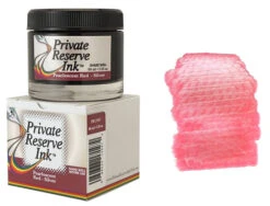 Private Reserve Pearlescent Fountain Pen Ink Bottle, 60ml, Red Silver