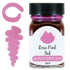 Monteverde 30ml Fountain Pen Ink Bottle, Rose Pink