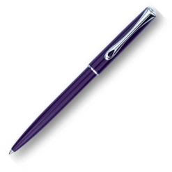 Diplomat Traveller Ballpoint Pen, Deep Purple & Chrome
