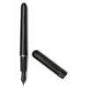 Pineider Avatar Fountain Pen, Gloss Black W/ Black Trim, Fine Nib