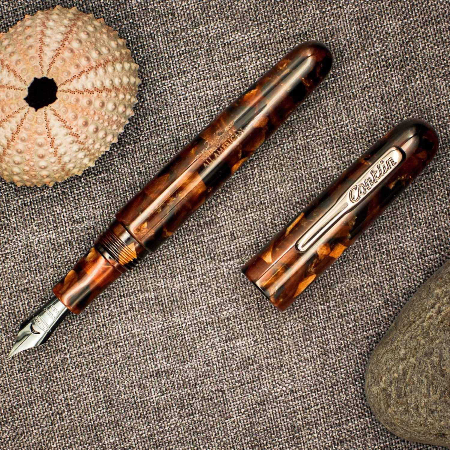 Conklin All American Fountain Pen, Brownstone 1 Conklin All American Fountain Pen, Brownstone