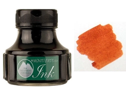 Monteverde 90ml Gemstone Fountain Pen Ink Bottle, Citrine 1 Monteverde 90ml Gemstone Fountain Pen Ink Bottle, Citrine