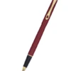 Diplomat Traveller Rollerball Pen, Dark Red & Gold