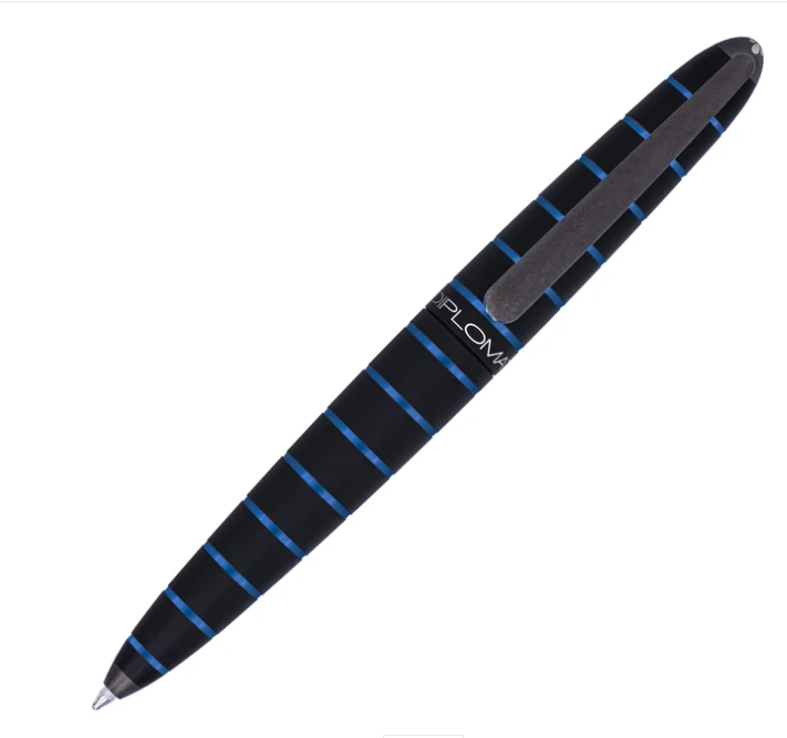 Diplomat Elox Ring Black/Blue, Ballpoint Pen 1 Diplomat Elox Ring Black/Blue, Ballpoint Pen