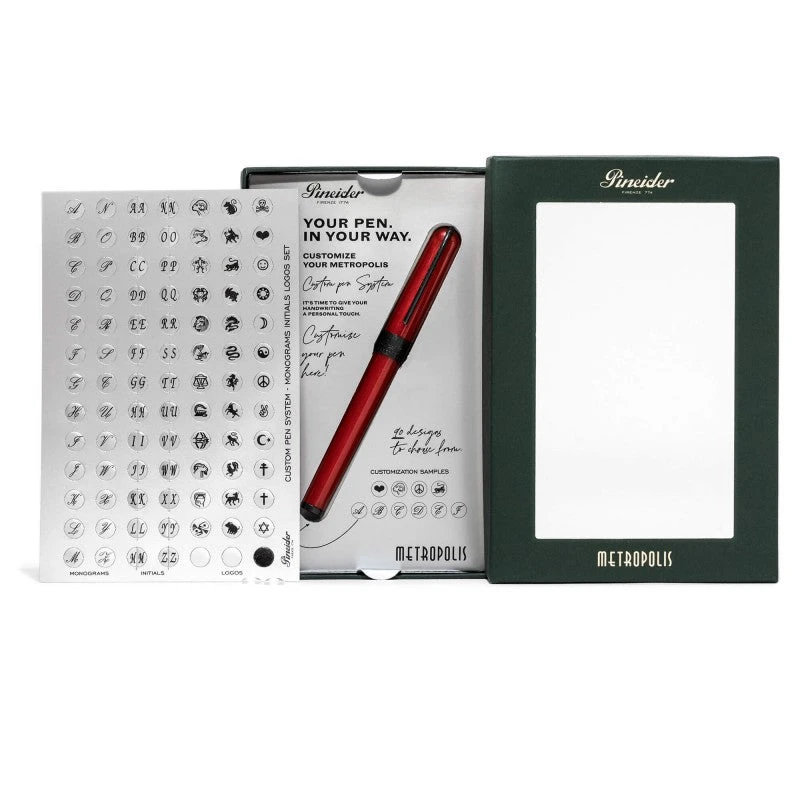 Pineider Metropolis Rollerball Pen, White 2 Pineider Metropolis Rollerball Pen, White - Image 2