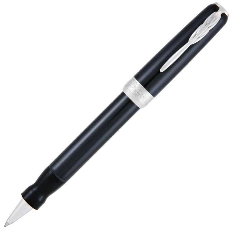 Pineider Full Metal Jacket Rollerball Pen, Midnight Black 1 Pineider Full Metal Jacket Rollerball Pen, Midnight Black