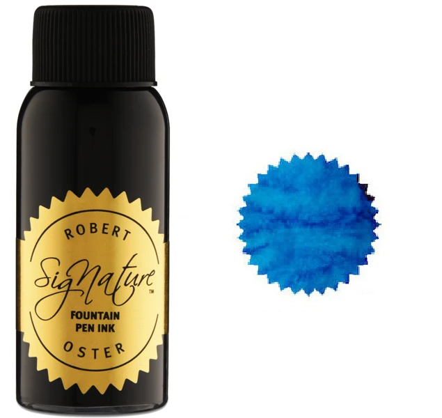 Robert Oster Fountain Pen Ink Bottle, 50ml, Ocean 1 Robert Oster Fountain Pen Ink Bottle, 50ml, Ocean