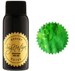 Robert Oster Fountain Pen Ink Bottle, 50ml, Green Green