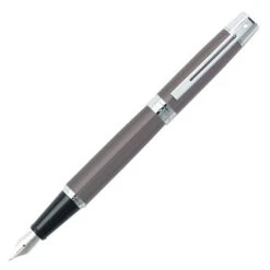 Sheaffer 300 Gray Lacquer Fountain Pen, Medium Nib