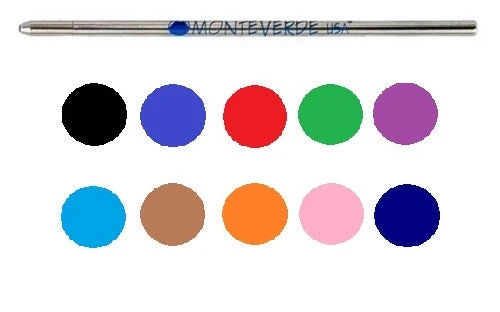 Monteverde D1 Mini Ballpoint Pen Refill, D13, Medium 1 Monteverde D1 Mini Ballpoint Pen Refill, D13, Medium