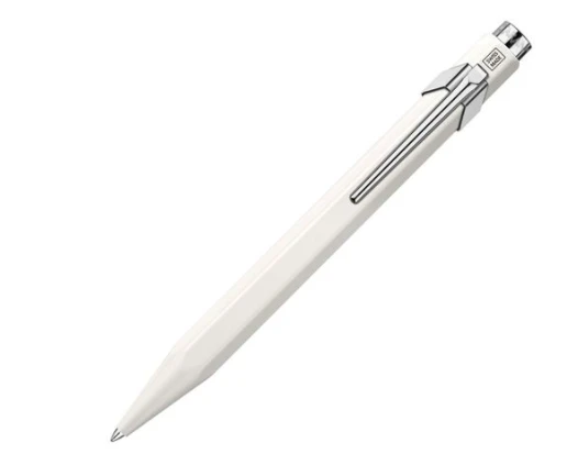 Caran D'Ache 849 Rollerball Pen Metal White #846.502 1 Caran D'Ache 849 Rollerball Pen Metal White #846.502