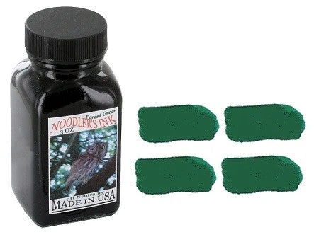 Noodlers Fountain Pen Ink Bottle - Forest Green 1 Noodlers Fountain Pen Ink Bottle - Forest Green