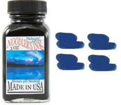 Noodlers Fountain Pen Ink Bottle - Midnight Blue