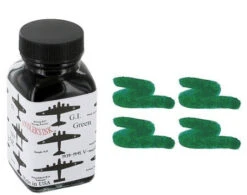 Noodlers Fountain Pen Ink Bottle - VMail GI Green
